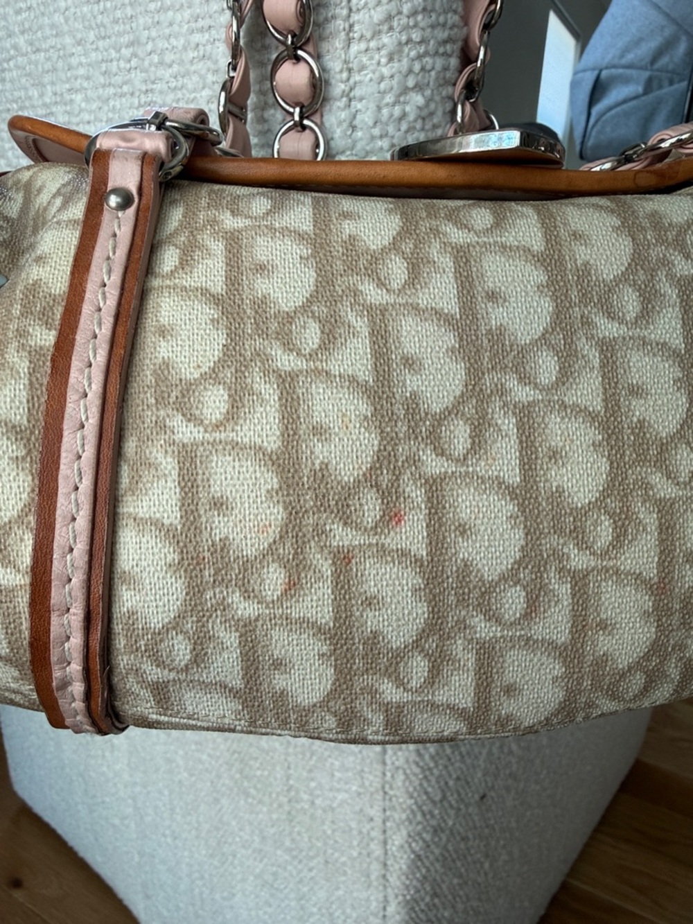 Vintage Dior Romantique Pink Heart Shoulder Bag - Picture 6 of 12